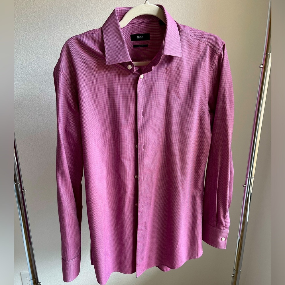 BOSS slim fit button down